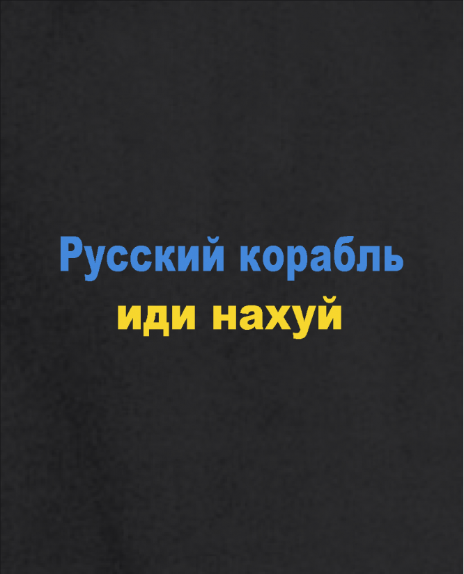 Džemperis Русский военный корабль иди нахуй